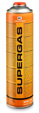 Kartusche KEMPER 575, 600 ml, 330 g, Supergas, Propan-Butan