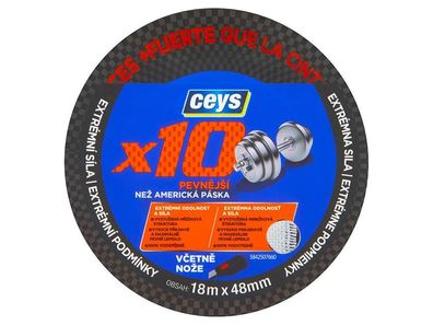 Band Ceys Professionell, x10, 18m x 48 mm