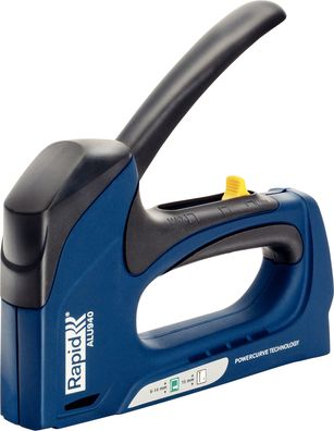 Handtacker RAPID ALU 940, manuell, Polstertacker, Klammern Typ 140, 6-14 mm, Nägel