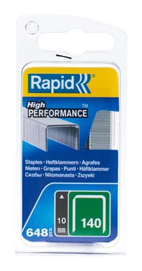 Klammern RAPID 140, 10 mm, Klammern für Tacker, Pack. 648 Stk