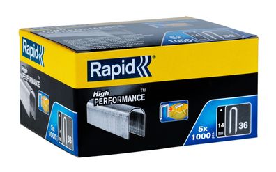 Klammern RAPID 36, 14 mm, DP, Klammern für Hefter, Kabelklammern, Pack