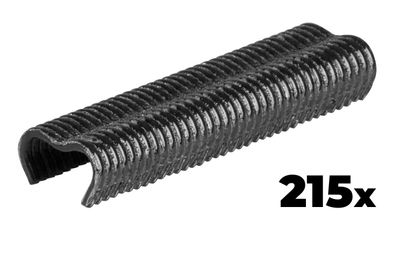 Klammern RAPID VR22, PVC schwarz, Klammern für Bindezange RAPID FP222 und