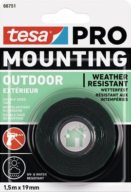 Klebeband tesa® Mounting PRO Outdoor, Montageband, doppelseitig