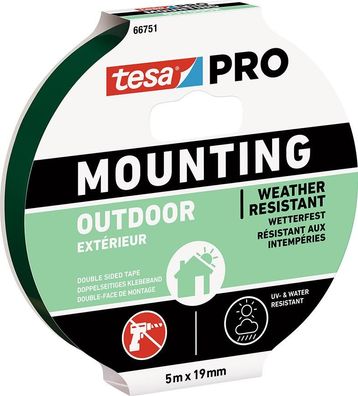 Klebeband tesa® Mounting PRO Outdoor, Montageband, doppelseitig