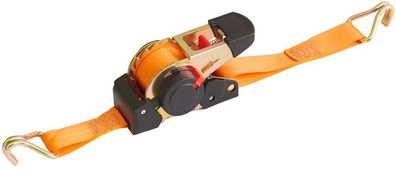 Spanngurt Strend Pro, selbstaufrollender Gurt mit Ratsche, 38 mm, L-4 m