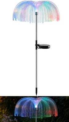 Lampe Strend Pro Garden Meduse, Solar, Fiber-Fasern, Farbwechsel, 75 cm