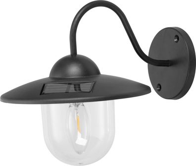 Lampe Strend Pro Garden, Solar, Leuchte für Wand Zaun, 1x LED, 23