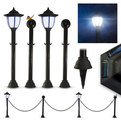 Lampe Strend Pro Garden, Kette, Umzäunung, Zaun für Garten, 2x