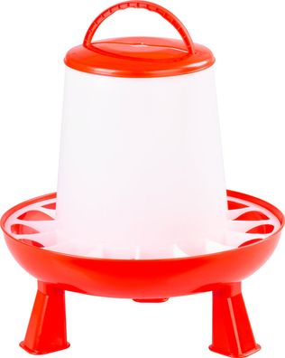 Futterautomat Goodfarm, 9 kg, Geflügel, Kunststoff, mit Füßen, Tränke