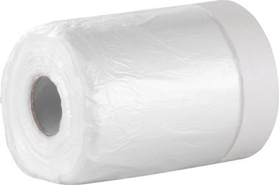 Abdeckfolie Strend Pro, 550 mm, L-30 m, PE, Maler-, mit Abdeckklebeband