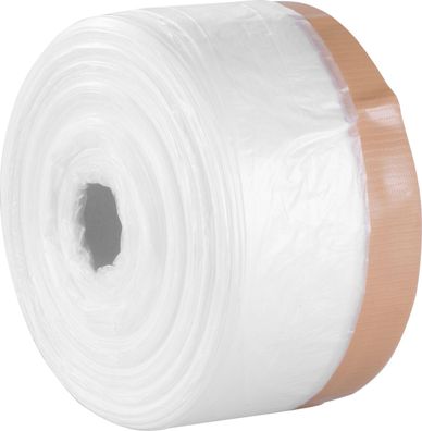 Abdeckfolie Strend Pro, 550 mm, L-30 m, PE, Maler-, mit Stoffklebeband