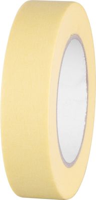 Band Strend Pro, 30 mm, L-50 m, 80°C, Malerband, Abdeckband, klebend, gelb