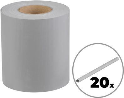 Band Strend Pro Eurostandard, 190 mm, L-26 m, Schattierband, grau