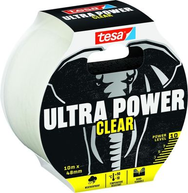Klebeband tesa® Ultra Power Clear, Reparatur, PE, transparent, 48 mm