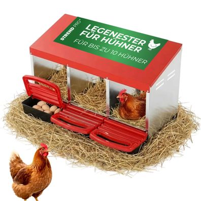 Legenest Strend Pro, für Geflügel, 3-Kammer, Metall, 79, 6x47, 5x52, 5
