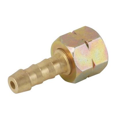 Stutzen Meva I410, D08 mm, für Gas, LPG, Einweg, Gewinde W21.8 LH (G 1/2")
