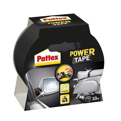 Band Pattex® Power Tape, klebend, 50 mm, L-10 m, schwarz