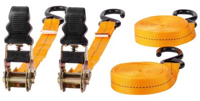Spanngurt Strend Pro, Gurt mit Ratsche, 25 mm, L-4, 5 m, max. 500 kg