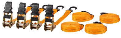 Spanngurt Strend Pro, Gurt mit Ratsche, 25 mm, L-4, 5 m, max. 500 kg