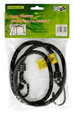 Gummispanner Strend Pro LB341, 8 mm, 1x 100 cm, mit Stahlhaken