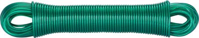 Wäscheleine ROPE PVC WiCo L-30 m/4 mm, Stahlkern, grün