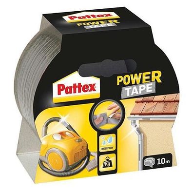Band Pattex® Power Tape, klebend, 50 mm, L-10 m, silber