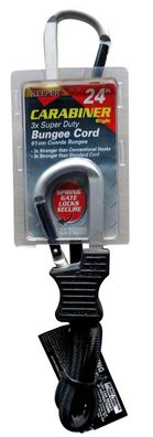 Gummispanner Strend Pro GB006, 8 mm, 90 cm, mit Karabinerhaken