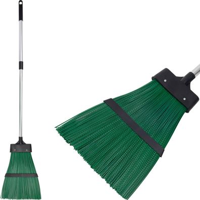 Besen MagicHome LS9241, PlasticSweeper, Grün, Alu-Teleskopstiel, Stiel