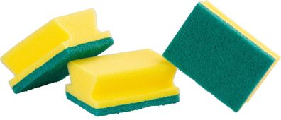 Schwamm Neco 70-0059-11, Schwamm für Geschirr, 90x60x40 mm, Pack. 3 Stk