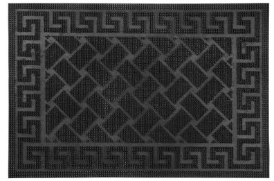 Fußmatte MagicHome RBR 169, für die Tür, Inca, 40x60 cm, Gummi