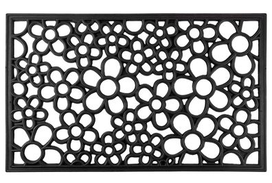 Fußmatte MagicHome RBR 100, für die Tür, Meadow, 45x75 cm, Gummi