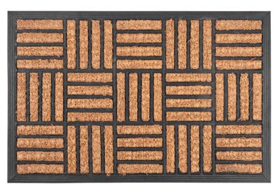 Fußmatte MagicHome RBB 123, für die Tür, Parquets 3, 40x60 cm