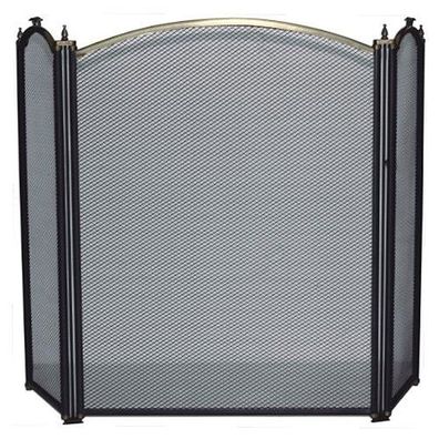 Schirm 3AB, 60x95 cm, Antik, Kaminschutz