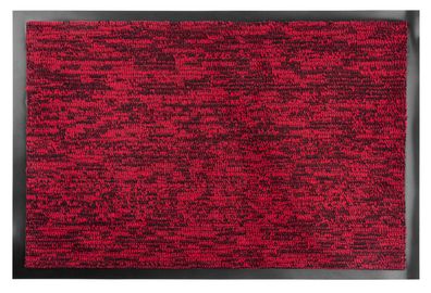 Fußmatte MagicHome CPM, für die Tür, 40x60 cm, schwarz/rot