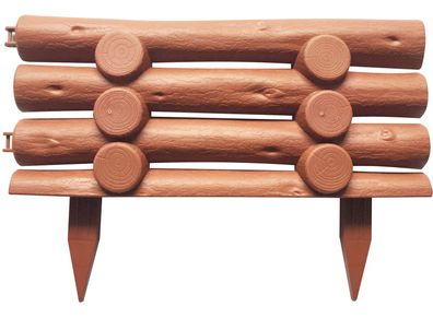 Beetumrandung Strend Pro Garden GF067, 44x31 cm, Kunststoff, Terrakotta