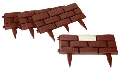 Rasenkante Strend Pro Garden GB004, 45x29 cm, Kunststoff, Solar, LED