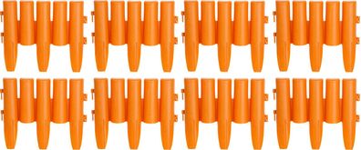 Palisade GE037, 27x24 cm, PP, Terrakotta, flexi, L-2,16 m, Packung 8 Stk