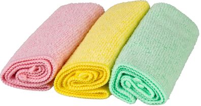 Tuch York Azur 026200, Küchentuch, Mikrofaser, 30x30 cm, Packung 2 + 1