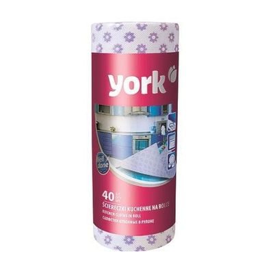 Tücher York 021100, Küchentücher, 25x40 cm, Rolle 40 Stk