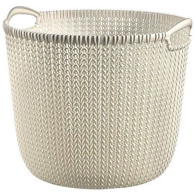 Korb Curver® KNIT 30 Lit., creme, 39x30 cm