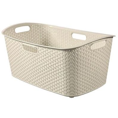 Korb Curver® MY STYLE 47 Lit., creme, 60x39x28 cm, für Wäsche