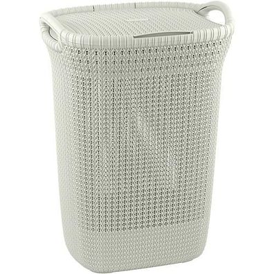 Korb Curver® KNIT 3676 57 Lit., creme, 45x34x61 cm, für Wäsche