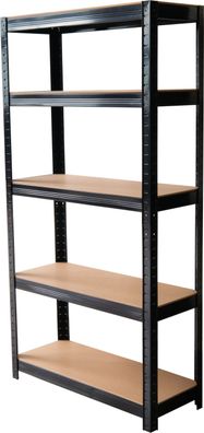 Regal Racks, Metall, MDF, 5 Böden, 1800x900x400 mm