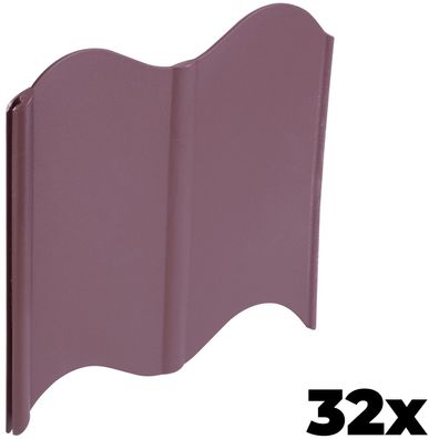 Rasenkante Strend Pro Garden LE799, braun, 120 mm, Kunststoff, 32 Stk