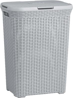 Korb Curver® Natural STYLE 60 Lit., grau, 44x34x61 cm, für Wäsche