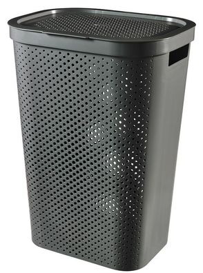 Wäschekorb Curver® Infinity Recycled 60 Lit., anthrazit, 35x44x60 cm