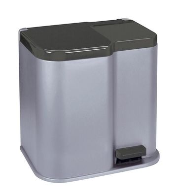 Abfalleimer Curver® DUO BIN 21 Lit., silber/schwarz