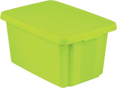 Box Curver® Essentials mit Deckel, 45 Liter, grün, 57x40x30 cm