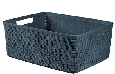 Korb Curver® JUTE M 12 Lit., anthrazit, 36x28x15 cm