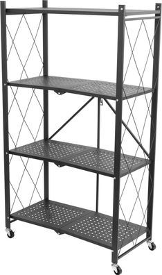Regal Racks RAW4T, Metall, 4 Ablagen, 1270x720x340 mm, max. 50 kg Ablage